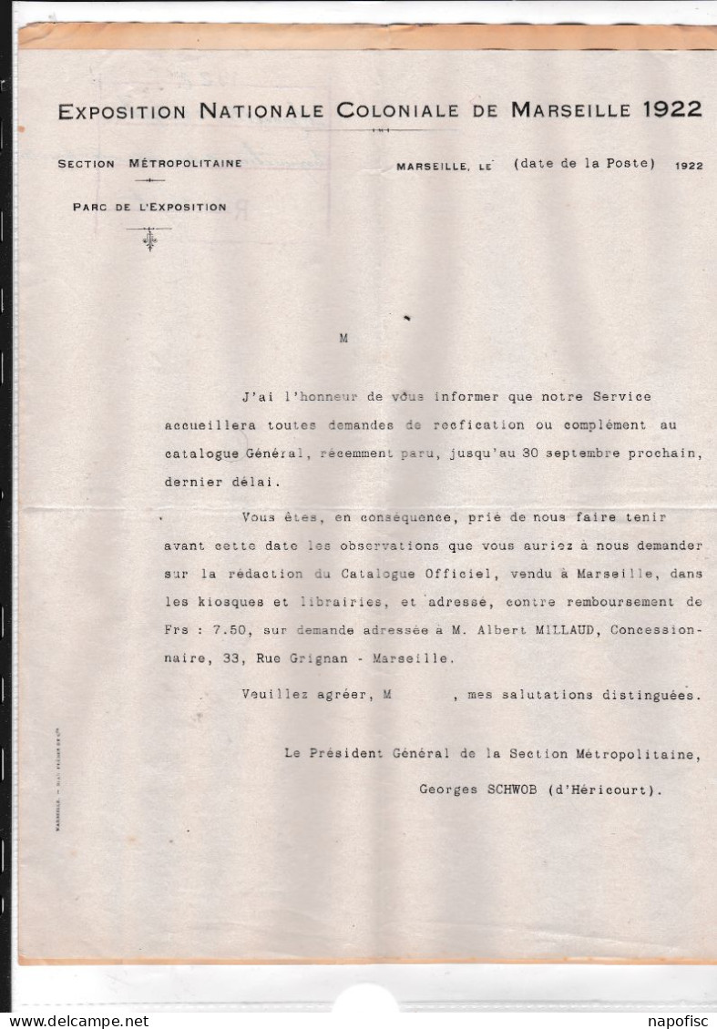 13-Exposition Nationale Coloniale De Marseille ..Marseille...(Bouches-du-Rhône)...1922 - Kleidung & Textil