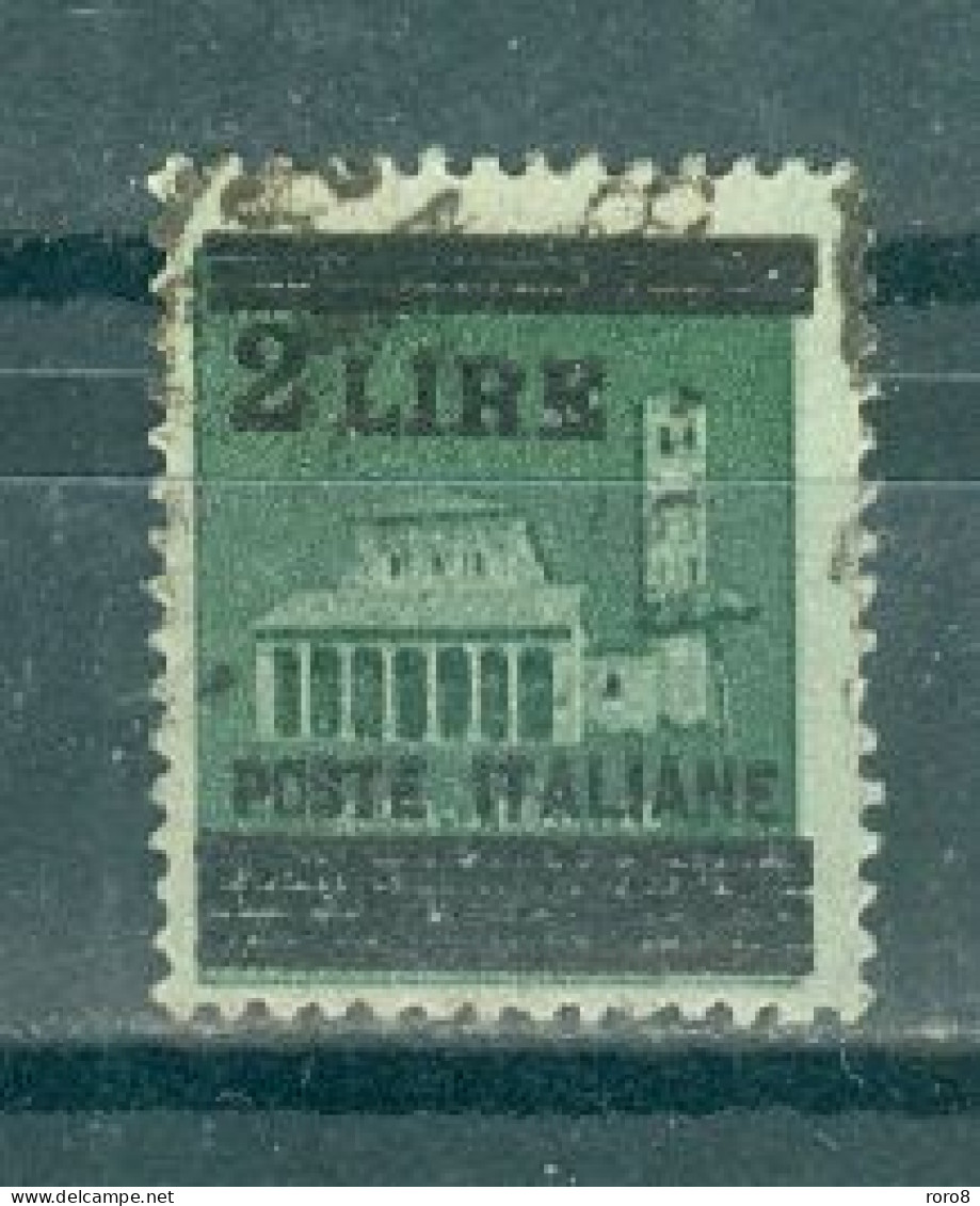 ITALIE - N°453 Oblitéré - Timbres De La République Sociale Italienne De 1944 Surchargés. - Usados