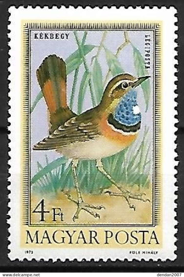 Hungary (Magyar) - MNH ** 1973 :    Bluethroat  -  Luscinia Svecica - Passereaux