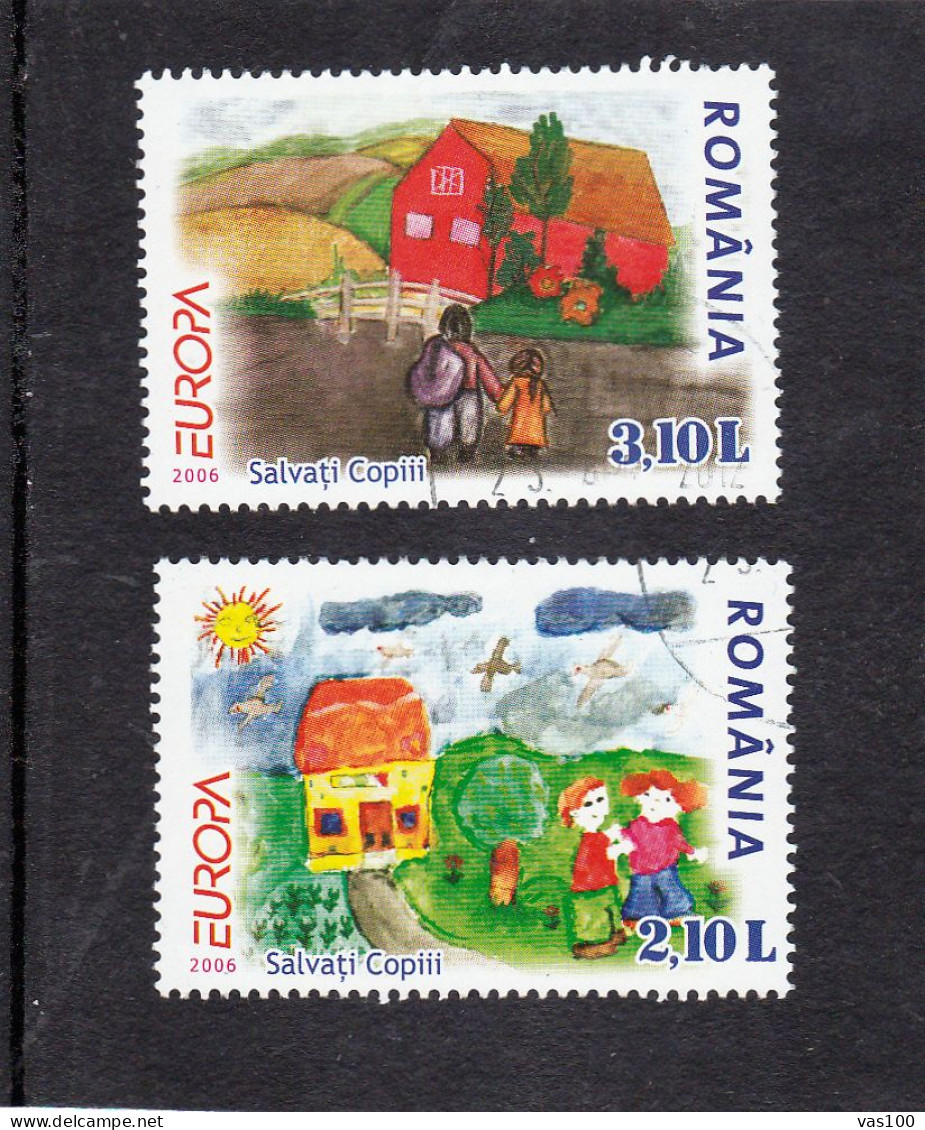 EUROPA CEPT 2006 FUL SET, USED ROMANIA. - 2006