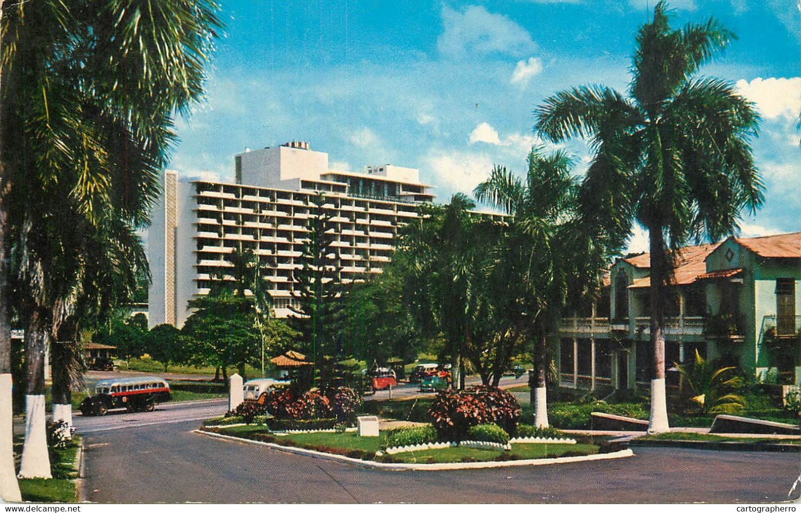 Panama City Federico Boyd Avenue, Bella Vista, And Via Espana With "El Panama Hilton" Hotel - Panama