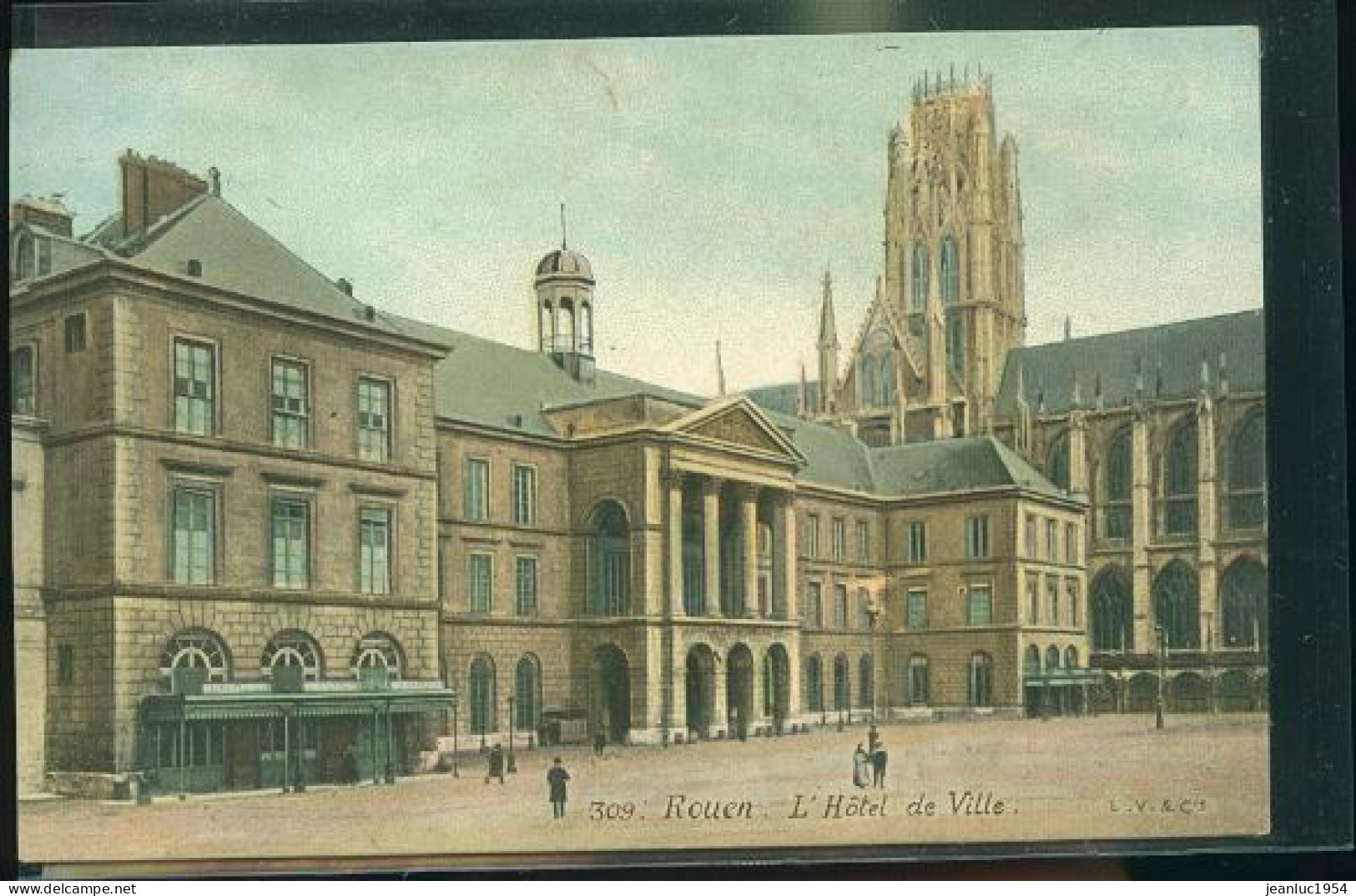 ROUEN L HOTEL DE VILLE      (    Mes Cartes Ne Sont Pas Jaunies ) - Rouen