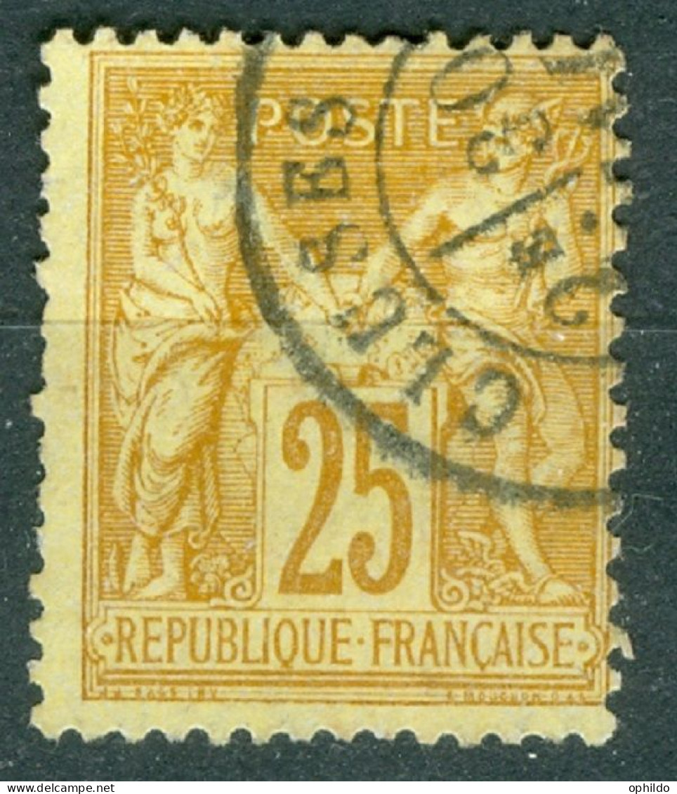  Cluses Haute Savoie  Sur 92 Ob  TB   - 1876-1898 Sage (Type II)