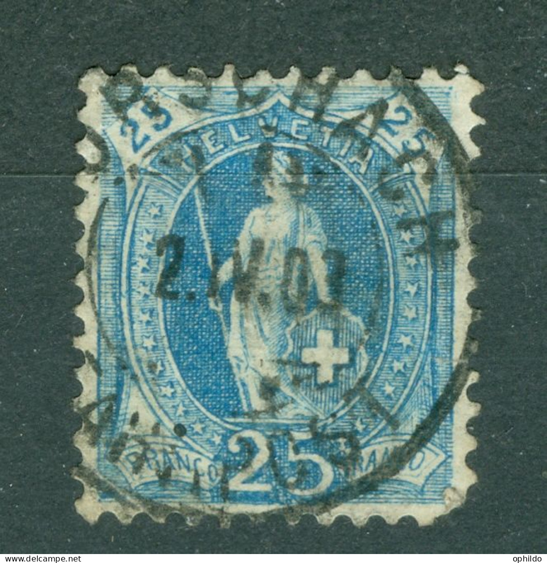 Suisse    Zum  73E  Ob B/TB Obli  1903  Morschach   - Usati