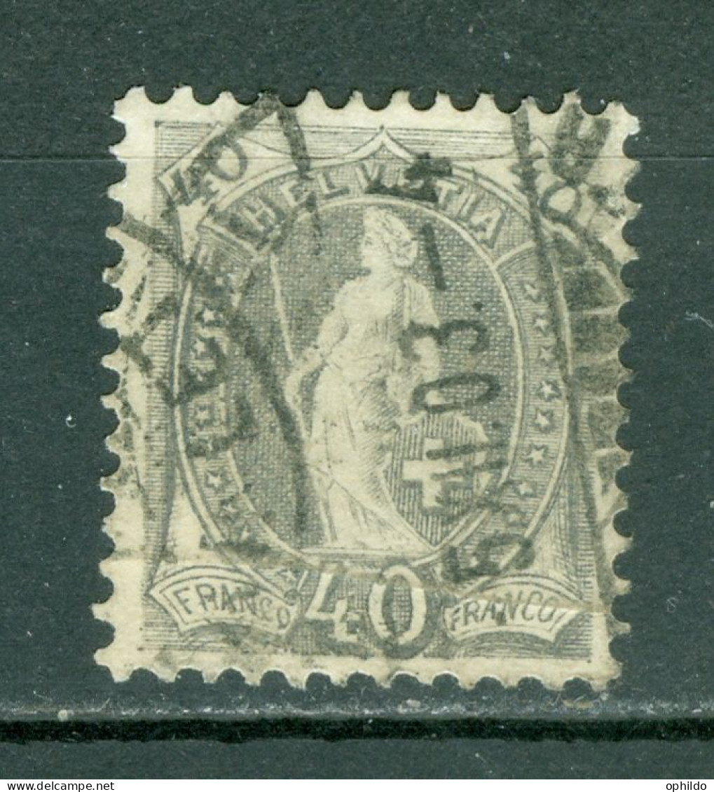 Suisse    Zum  69E  Ob  Voir Scan Et Description   - Used Stamps