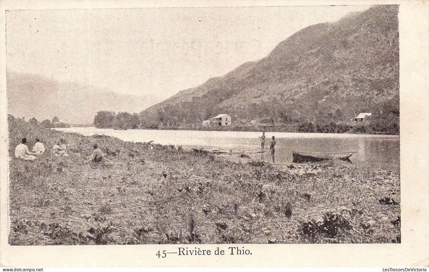 FRANCE - La Rivière De Thio - Vue Générale - Animé - Barque - Carte Postale Ancienne - Nouvelle Calédonie