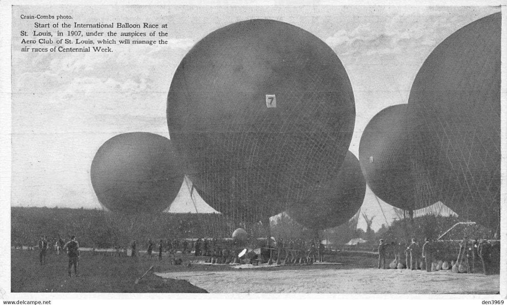 Etats-Unis - Aero Club Of ST. LOUIS - Missouri - Start Of The International Balloon Race, 1907 - Ballons Dirigeables - St Louis – Missouri
