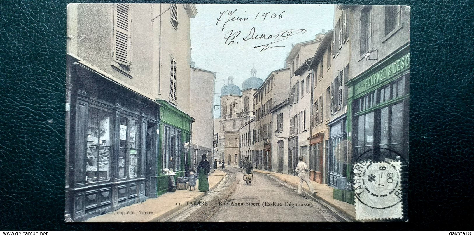 69 , Tarare , La Rue Anna Bibert En 1906 - Tarare