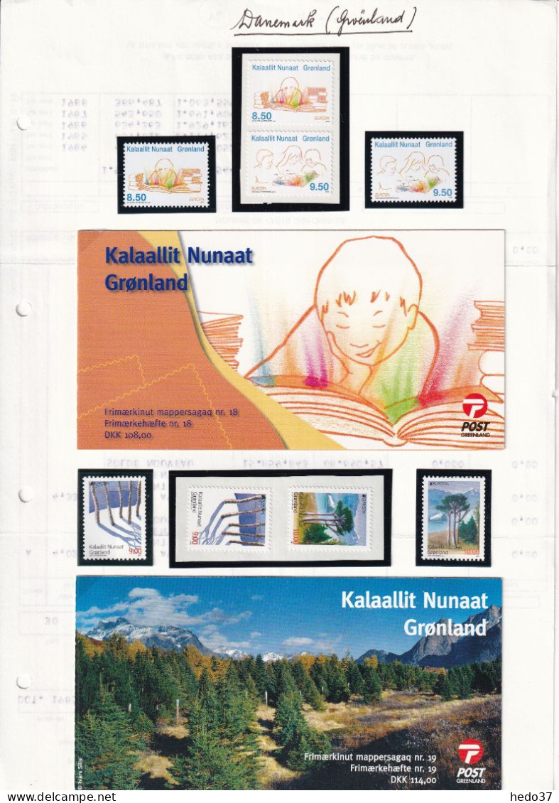 EUROPA 2010/2011 Groënland Timbres  Et Carnet - Neuf ** Sans Charnière - TB - 2010