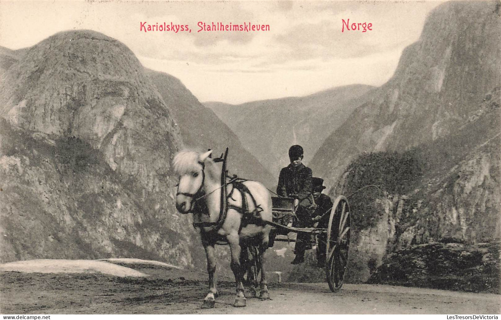 NORVEGE - Norge - Kariolskyss - Stahlheimskleven - EDIT F. BEYER - 1910s - Carte Postale Ancienne - Norwegen