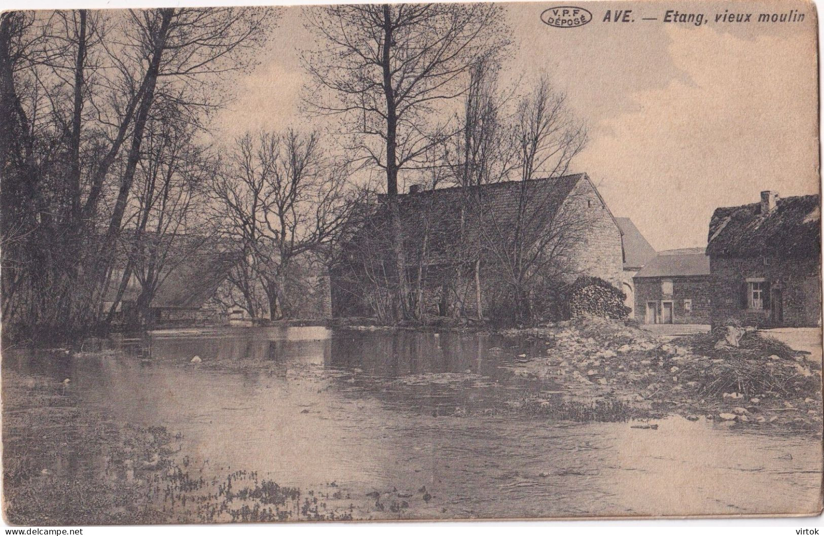 AVE   1921   Vieux Moulin        ( Ecrit Avec Timbre ) - Rochefort