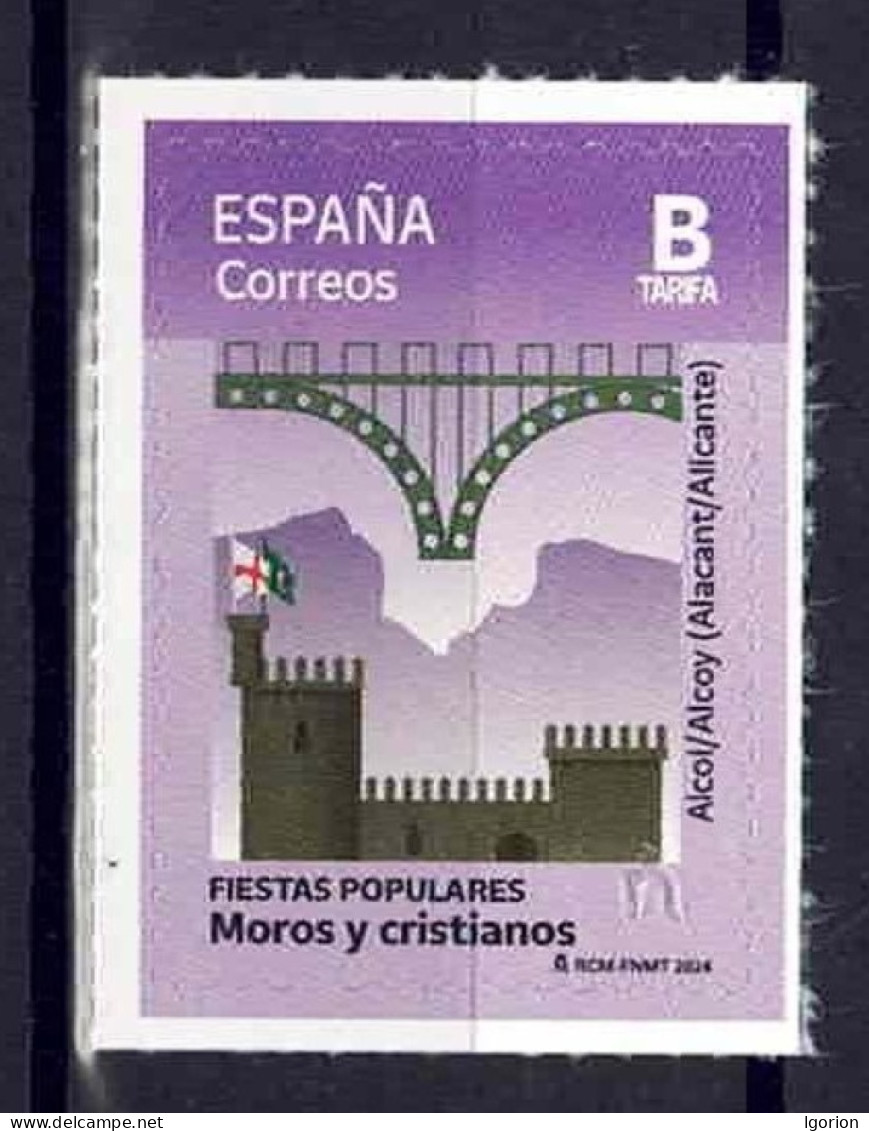 ESPAÑA 2024 ** MNH FIESTAS POPULARES. MOROS Y CRISTIANOS. ALCOY, ALICANTE - Neufs