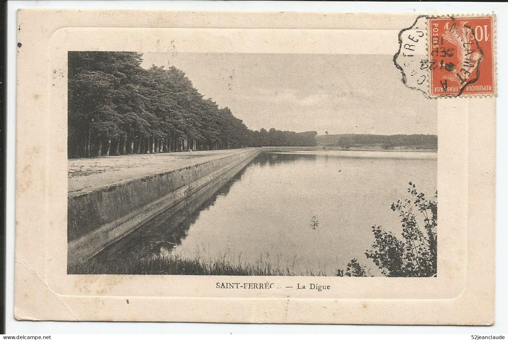 Saint Ferrec La Digue   1910     N° Assez Rare - Autres & Non Classés