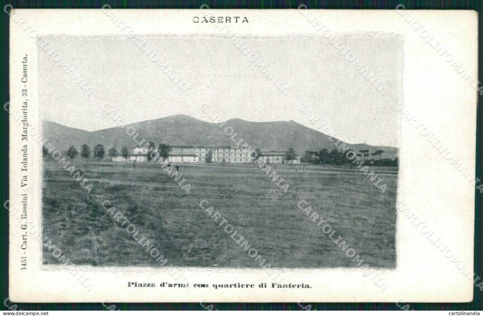 Caserta Città Caserma Cartolina KV3546 - Caserta