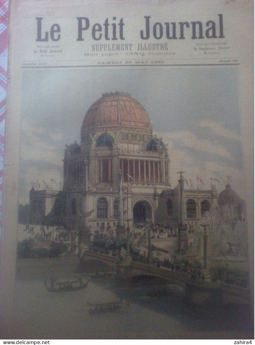 Le Petit Journal N130 Exposition Chicago Pavillon Gouvernement Le Bon Bourgeois Brispot Partition H Passerieu F Pradines - Revues Anciennes - Avant 1900