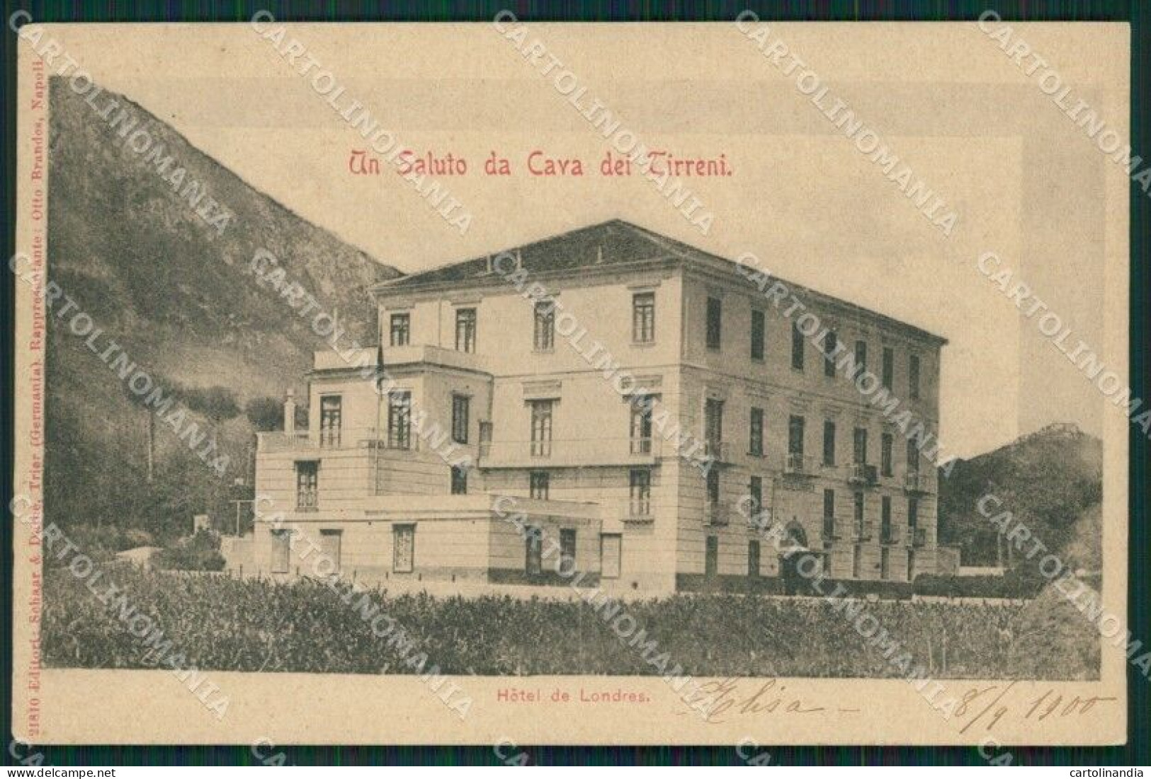 Salerno Cava Dè Tirreni Cartolina KV3584 - Salerno
