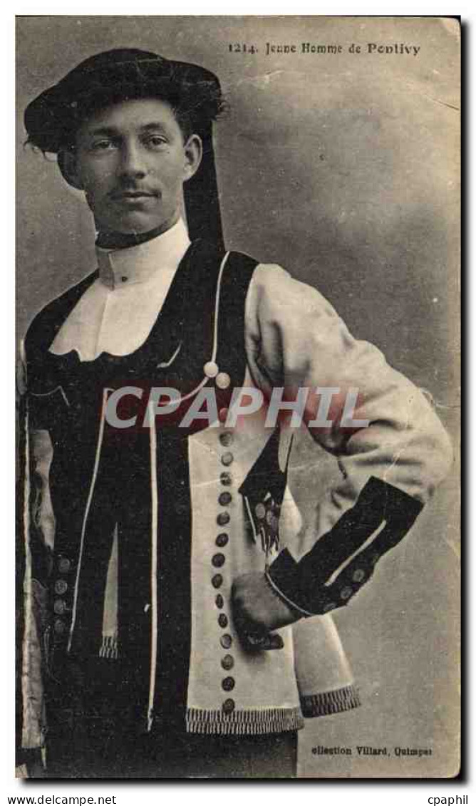CPA Folklore Jeune Homme De Pontivy  - Costumes