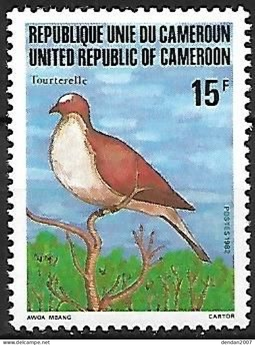 Cameroun - MNH ** 1982 :   Red-eyed Dove  -  Streptopelia Semitorquata - Piccioni & Colombe