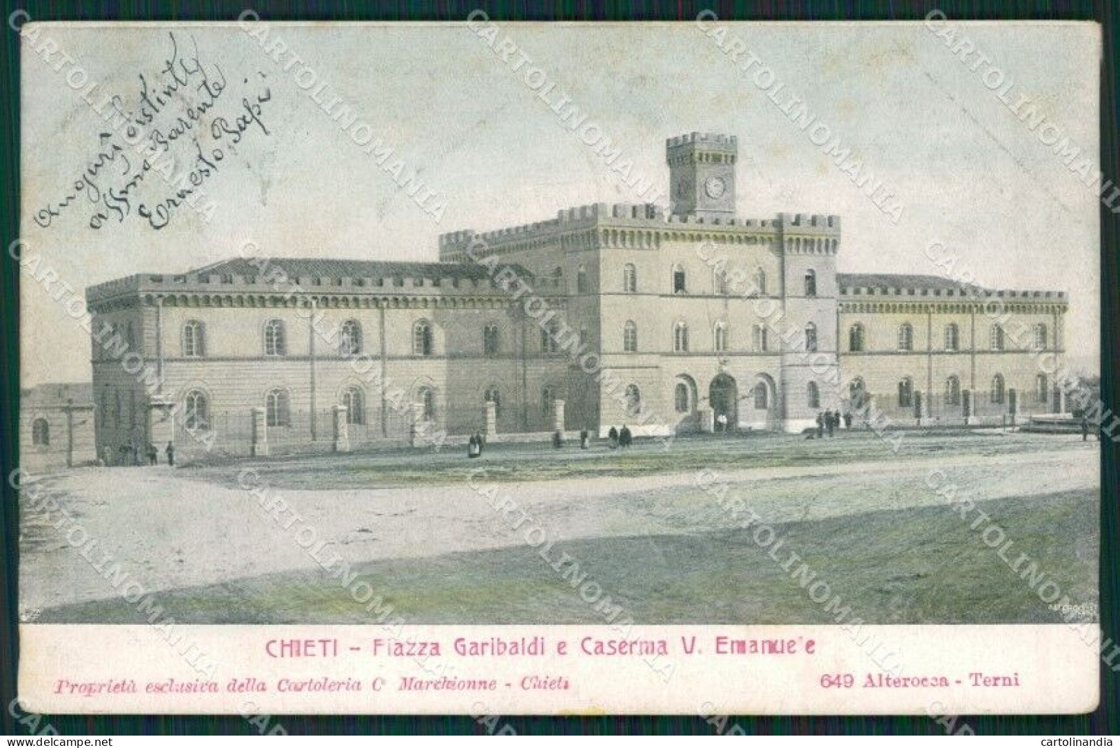 Chieti Città Caserma Alterocca 649 Cartolina KV3696 - Chieti