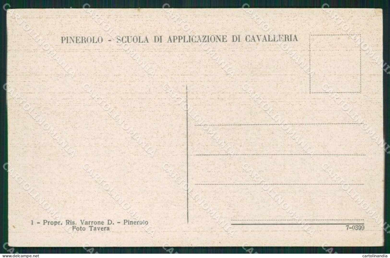 Torino Pinerolo Caserma Cartolina KV3775 - Other & Unclassified