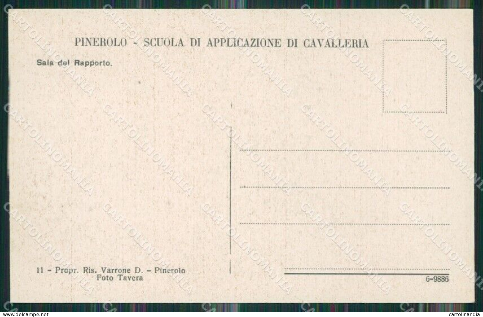 Torino Pinerolo Caserma Cartolina KV3782 - Autres & Non Classés