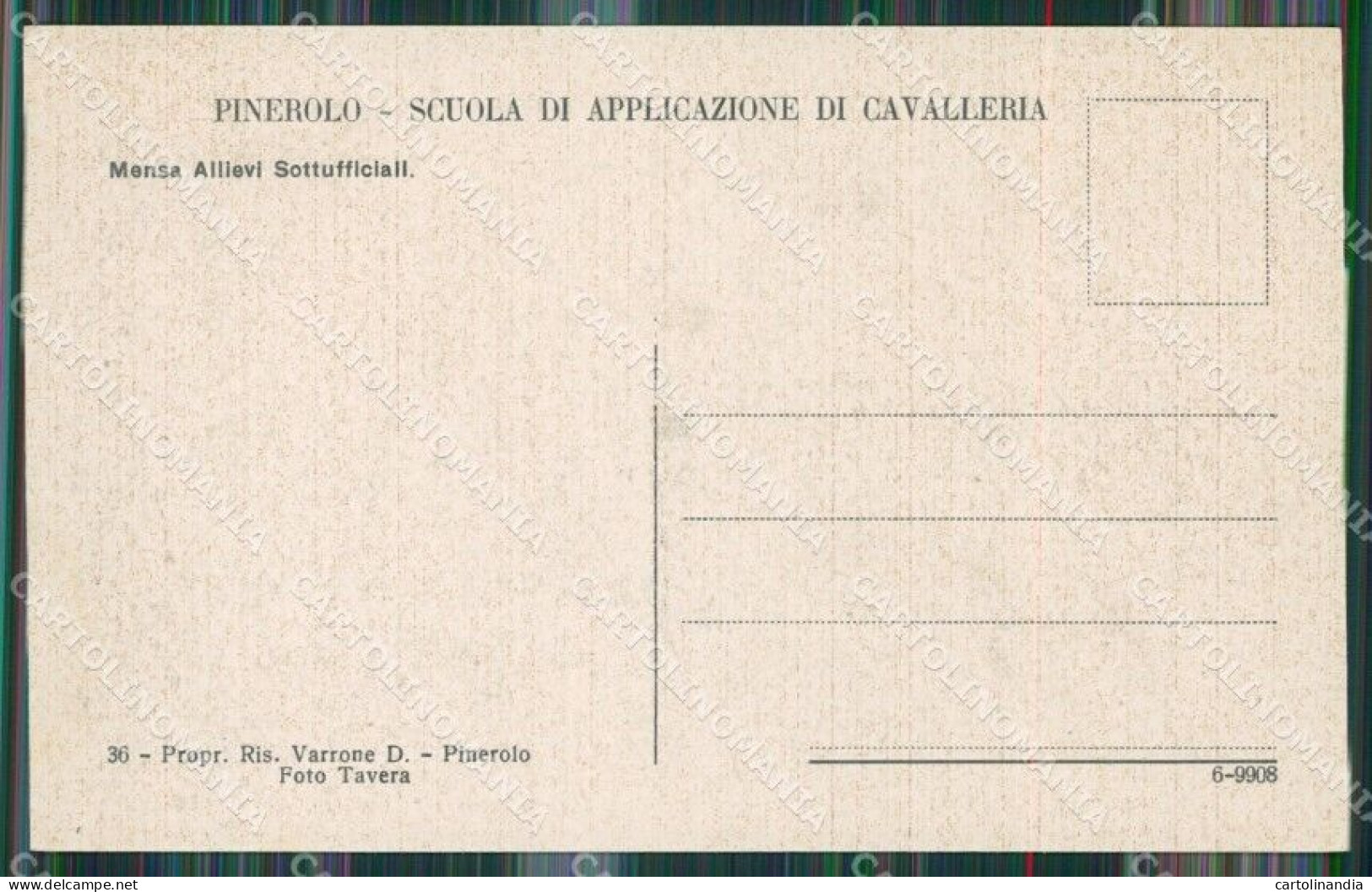 Torino Pinerolo Caserma Cartolina KV3792 - Autres & Non Classés