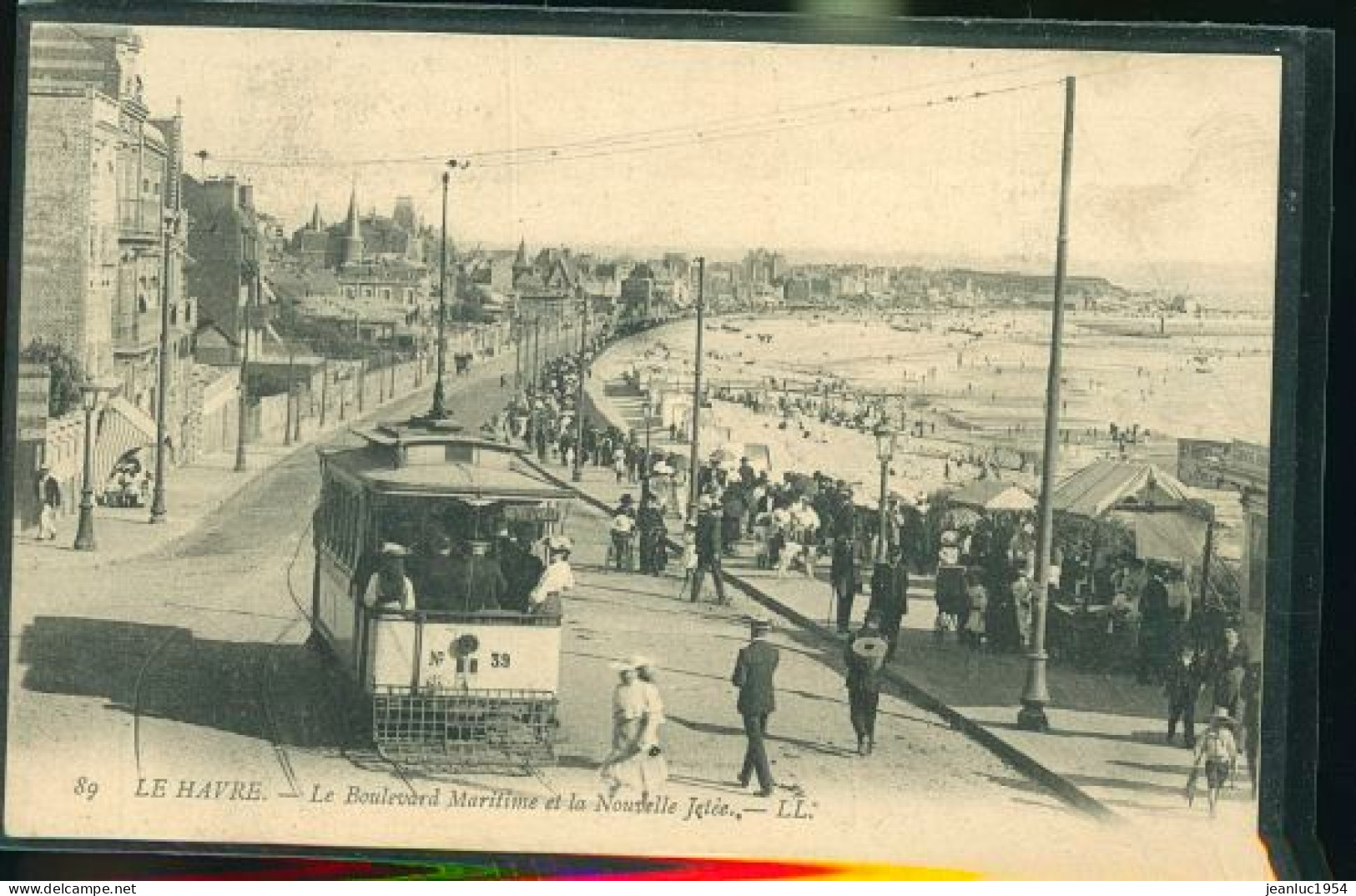 LE HAVRE BOULEVARD MARITIME  1 LE TRAM  (    Mes Cartes Ne Sont Pas Jaunies ) - Port