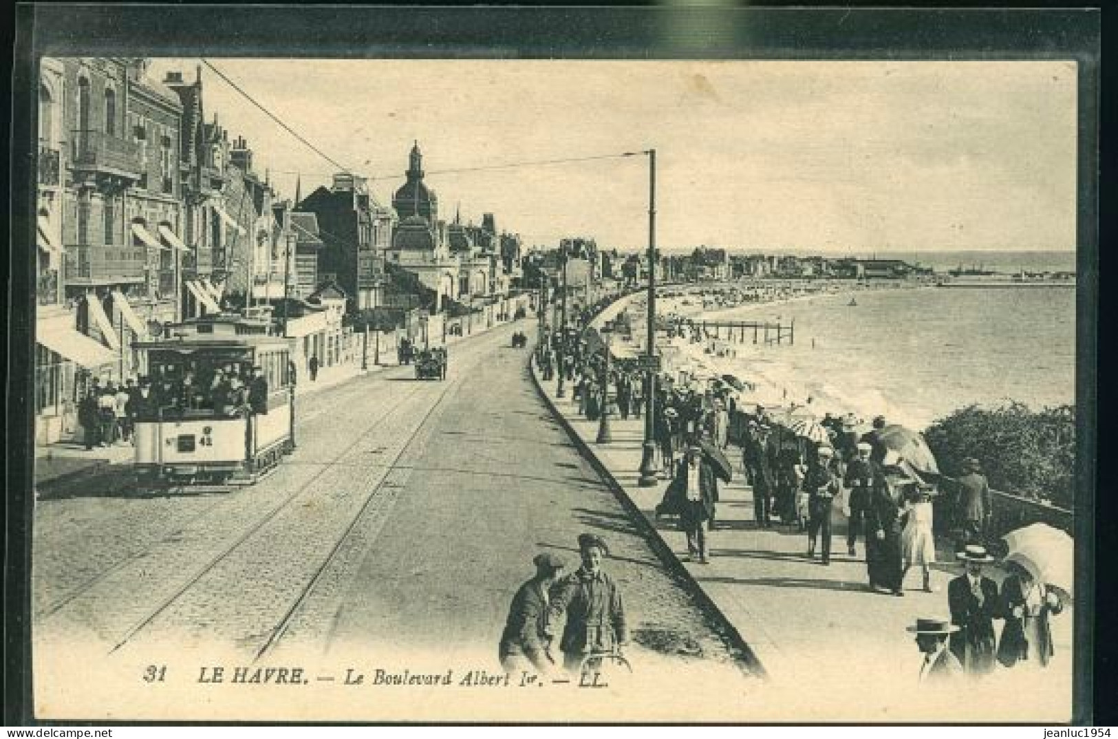 LE HAVRE BOULEVARD ALBERT  1 LE TRAM  (    Mes Cartes Ne Sont Pas Jaunies ) - Port