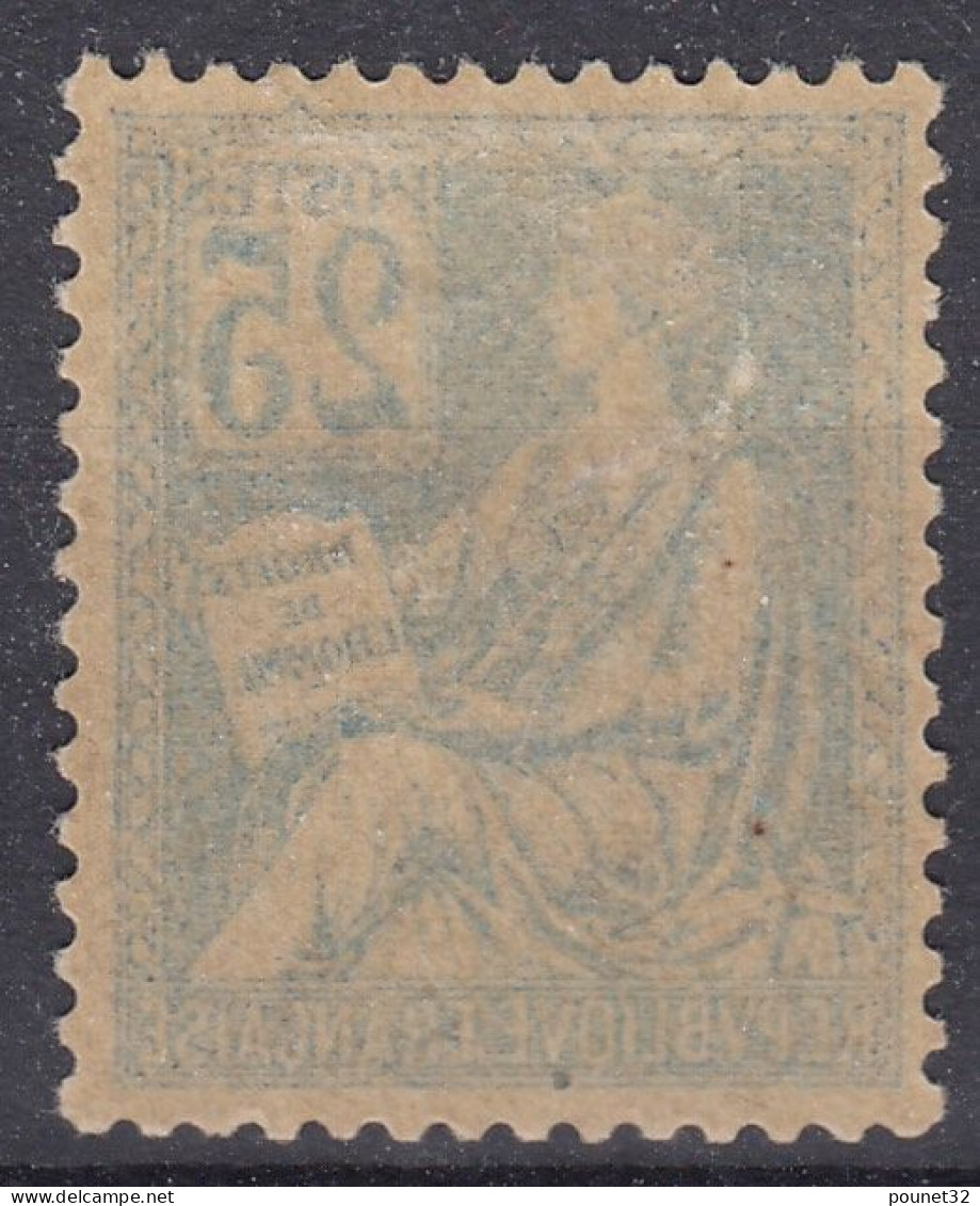 TIMBRE FRANCE MOUCHON N° 114c RECTO VERSO NEUF * GOMME TRACE CHARNIERE - COTE 300 € - 1900-02 Mouchon