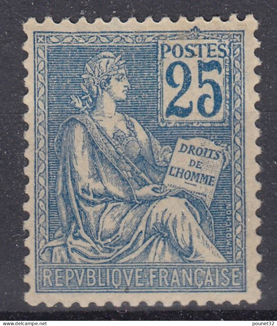 TIMBRE FRANCE MOUCHON N° 114c RECTO VERSO NEUF * GOMME TRACE CHARNIERE - COTE 300 € - 1900-02 Mouchon