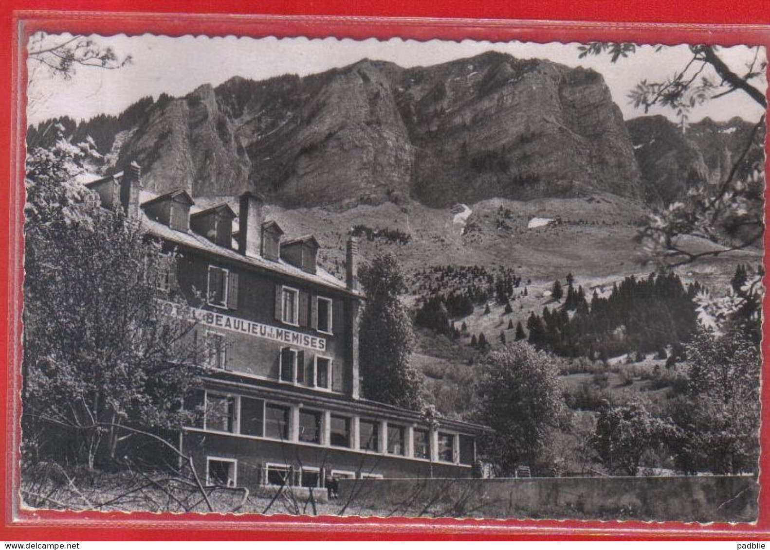 Carte Postale 74. Thollon  Hotel Beaulieu    Très Beau Plan - Thollon