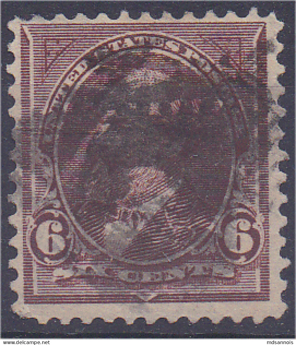 Etats Unis 1894 N°102 6c Brun-rouge - Gebraucht