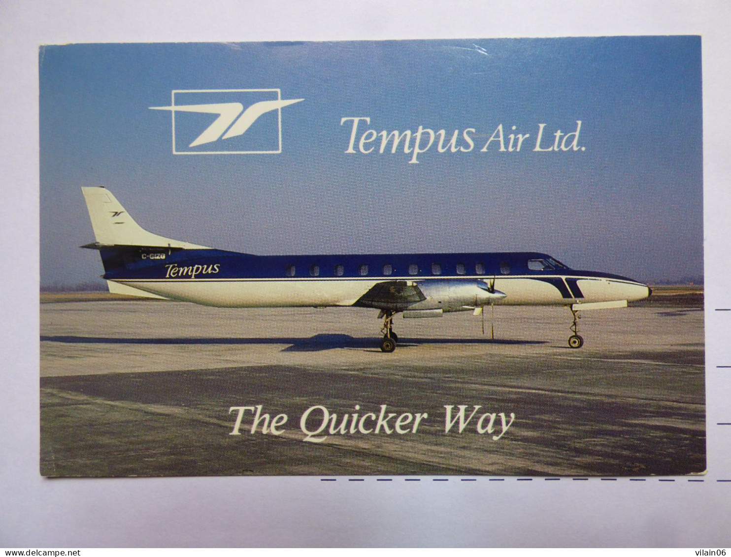 TEMPUS AIR  METROLINER     /   AIRLINE ISSUE / CARTE COMPAGNIE - 1946-....: Era Moderna