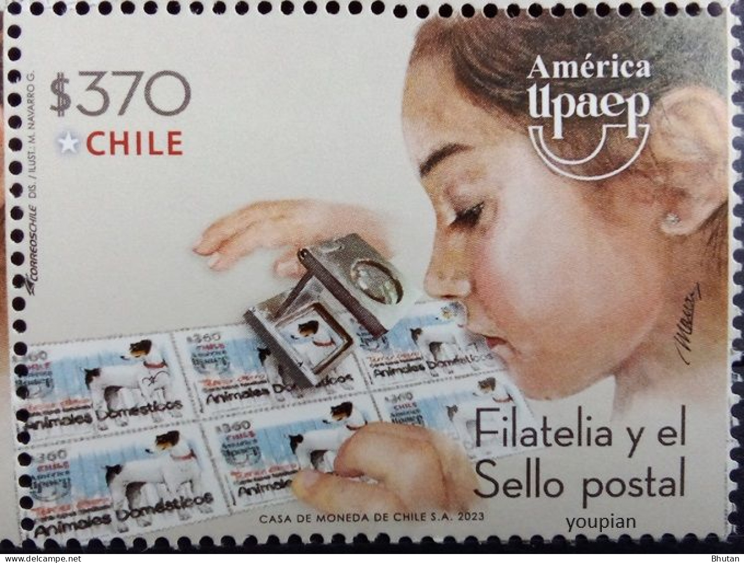 Chile 2023, UPAEP - Philately And The Postage Stamp, MNH Single Stamp - Cile