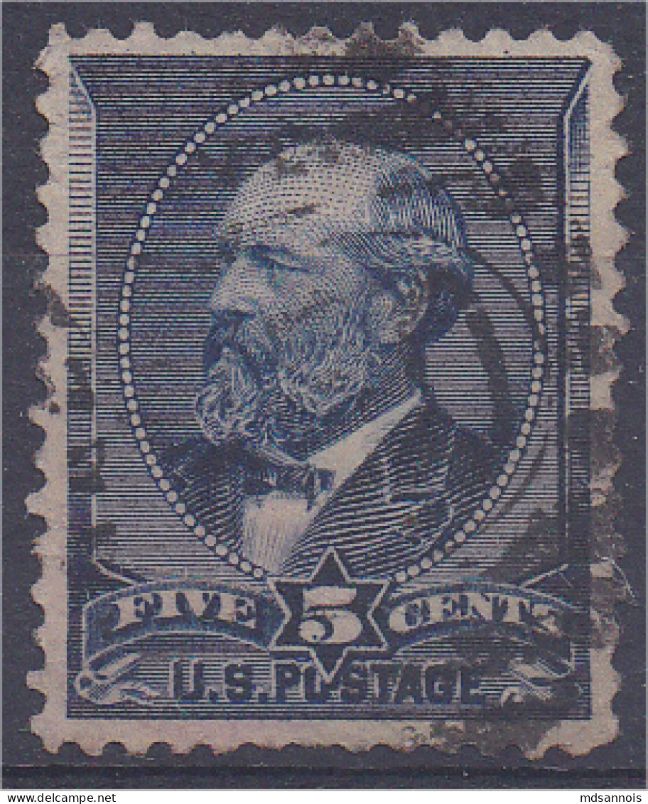 Etats Unis 1887-88 N°67 Bleu - Usados