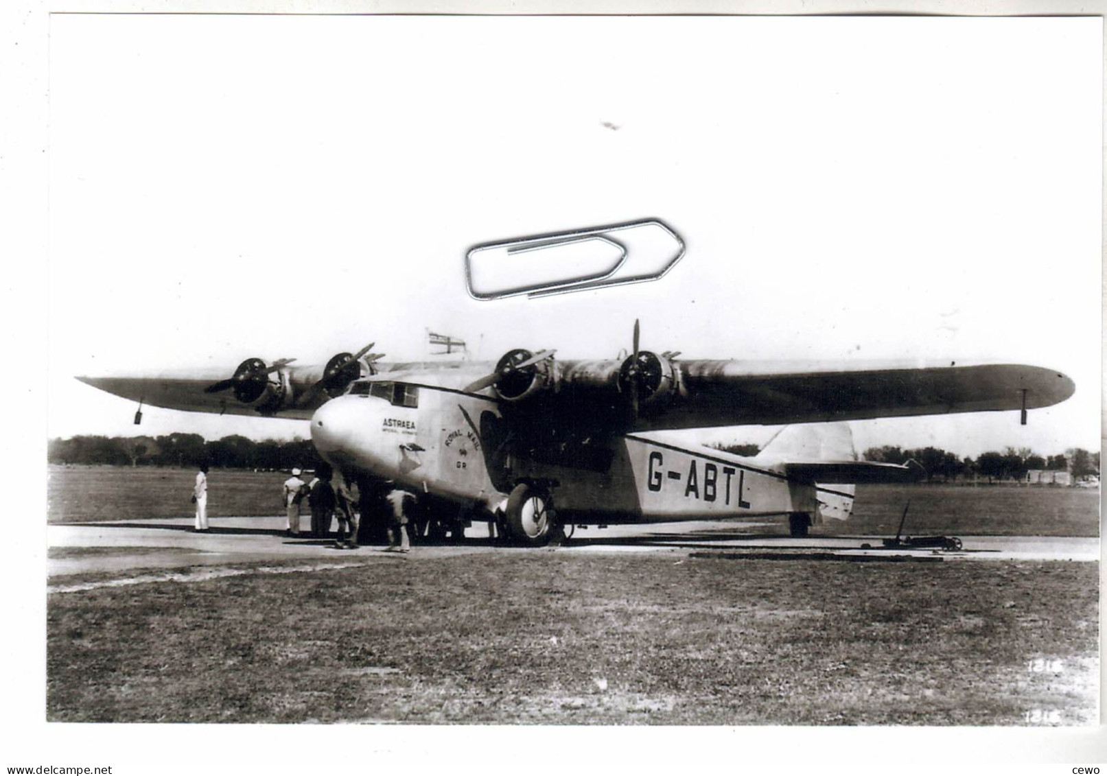 PHOTO  AVION  AVIATION  Armstrong Whitworth A.W. XV Atalanta - Luftfahrt