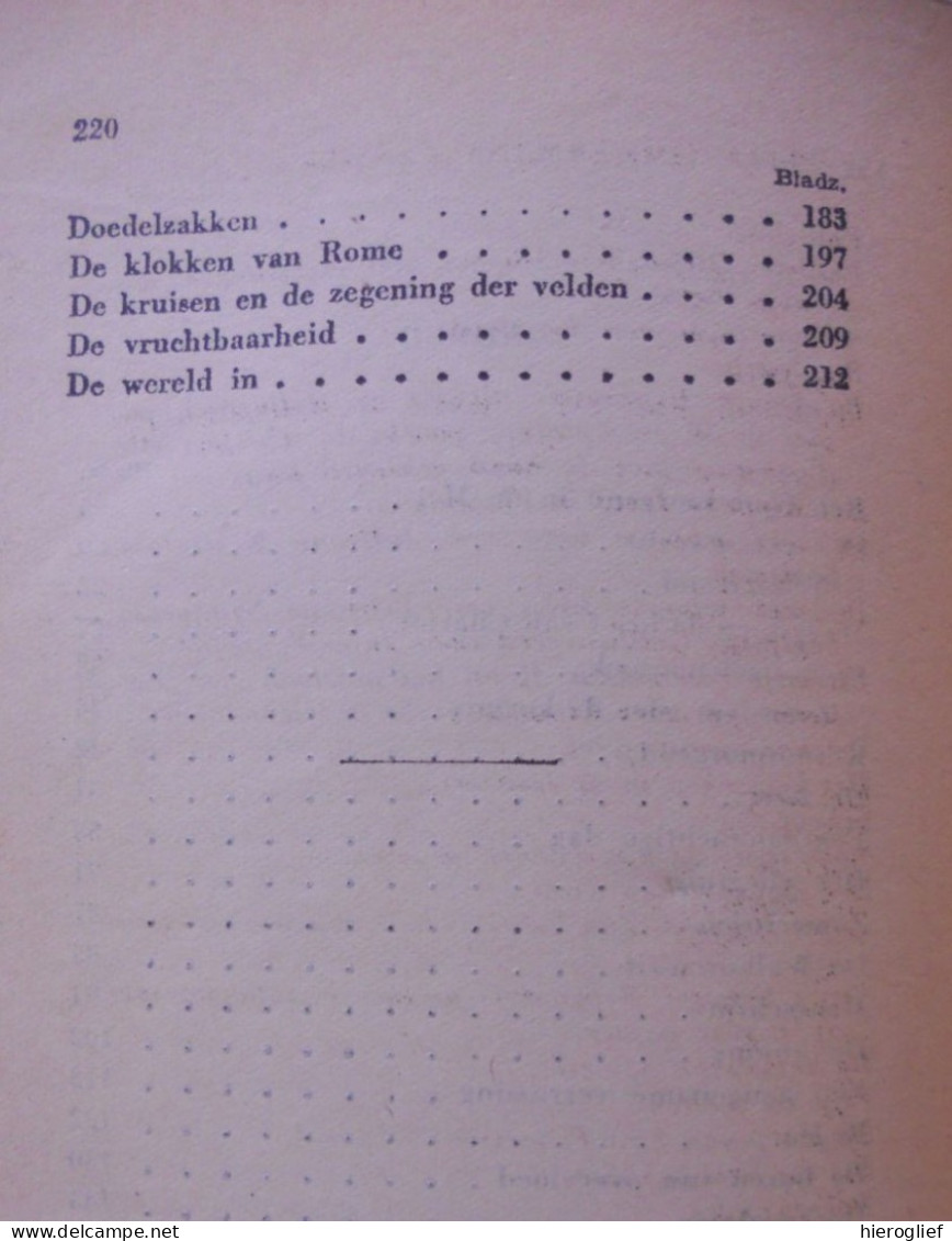 PALLIETER Door Felix Timmermans Lier Vlaams Schrijver / Amsterdam Van Kampen & Zn - Littérature