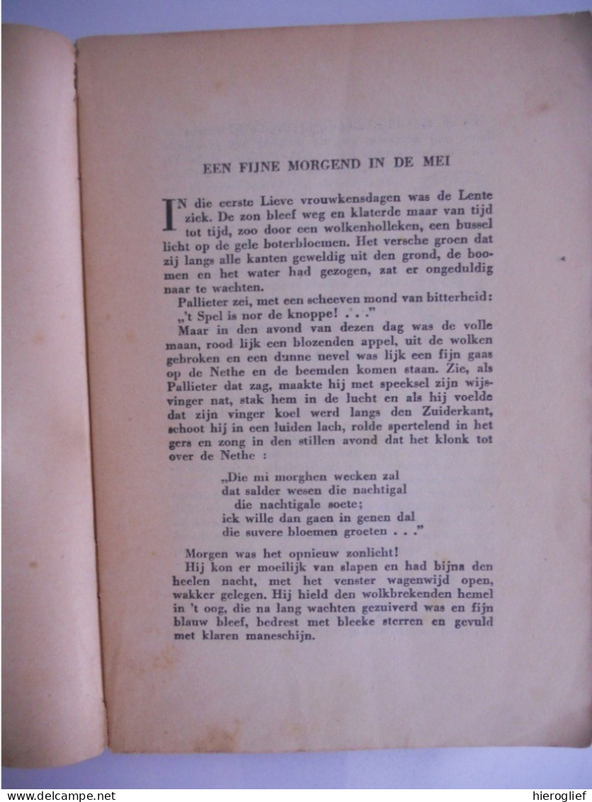 PALLIETER Door Felix Timmermans Lier Vlaams Schrijver / Amsterdam Van Kampen & Zn - Literatuur