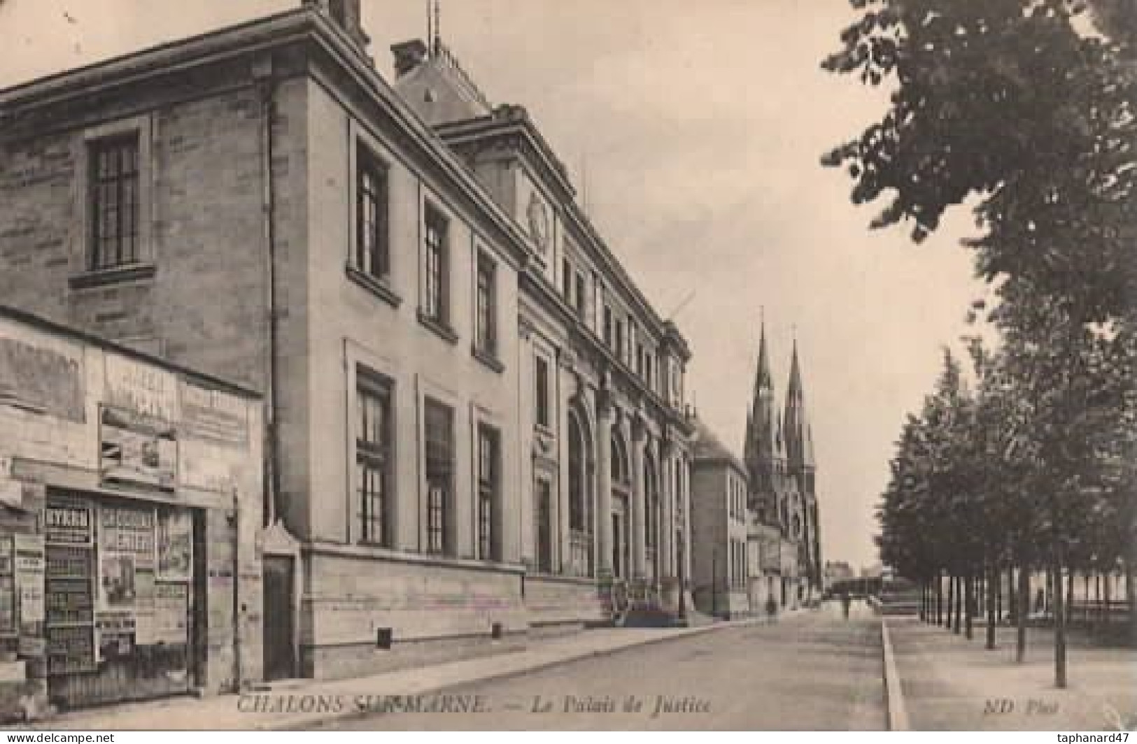 . 51 . CHÂLONS-sur-MARNE . Le Palais De Justice . - Châlons-sur-Marne