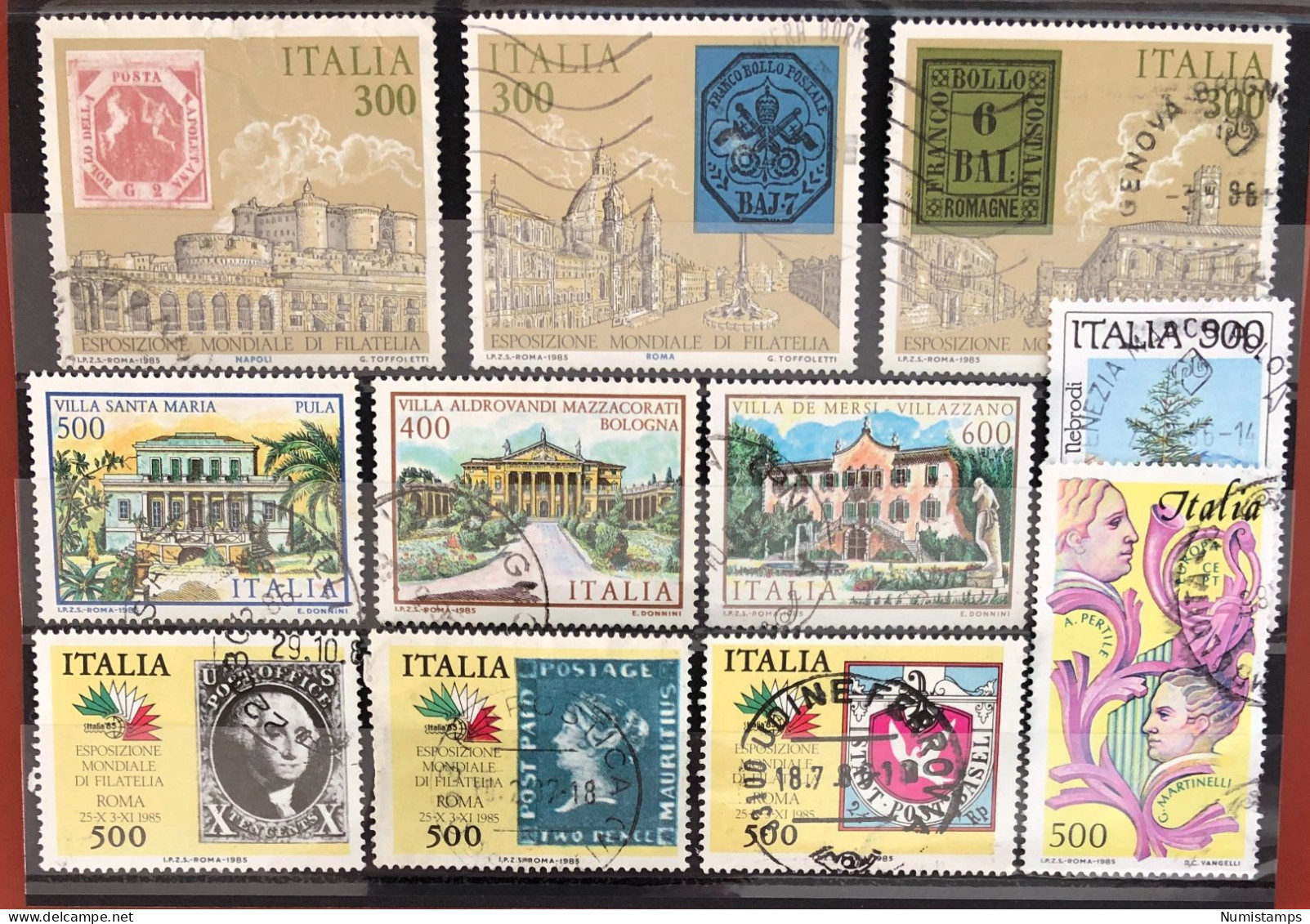 1985 - Italian Republic (11 Used Stamps) ITALY STAMPS - 1981-90: Used