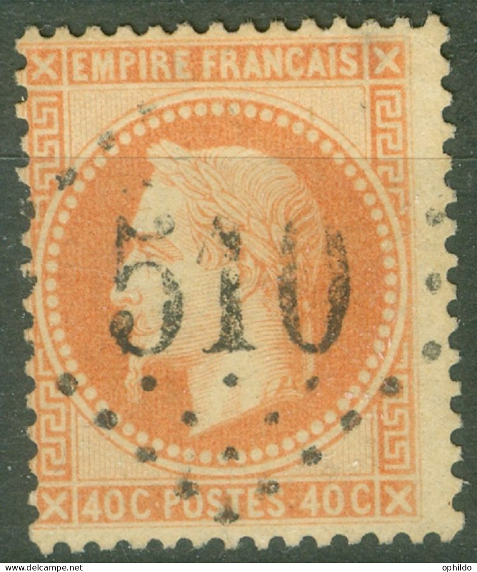 GC 510 Bohain En Vermandois Aisne  Sur 31 B/TB  - 1863-1870 Napoléon III Lauré