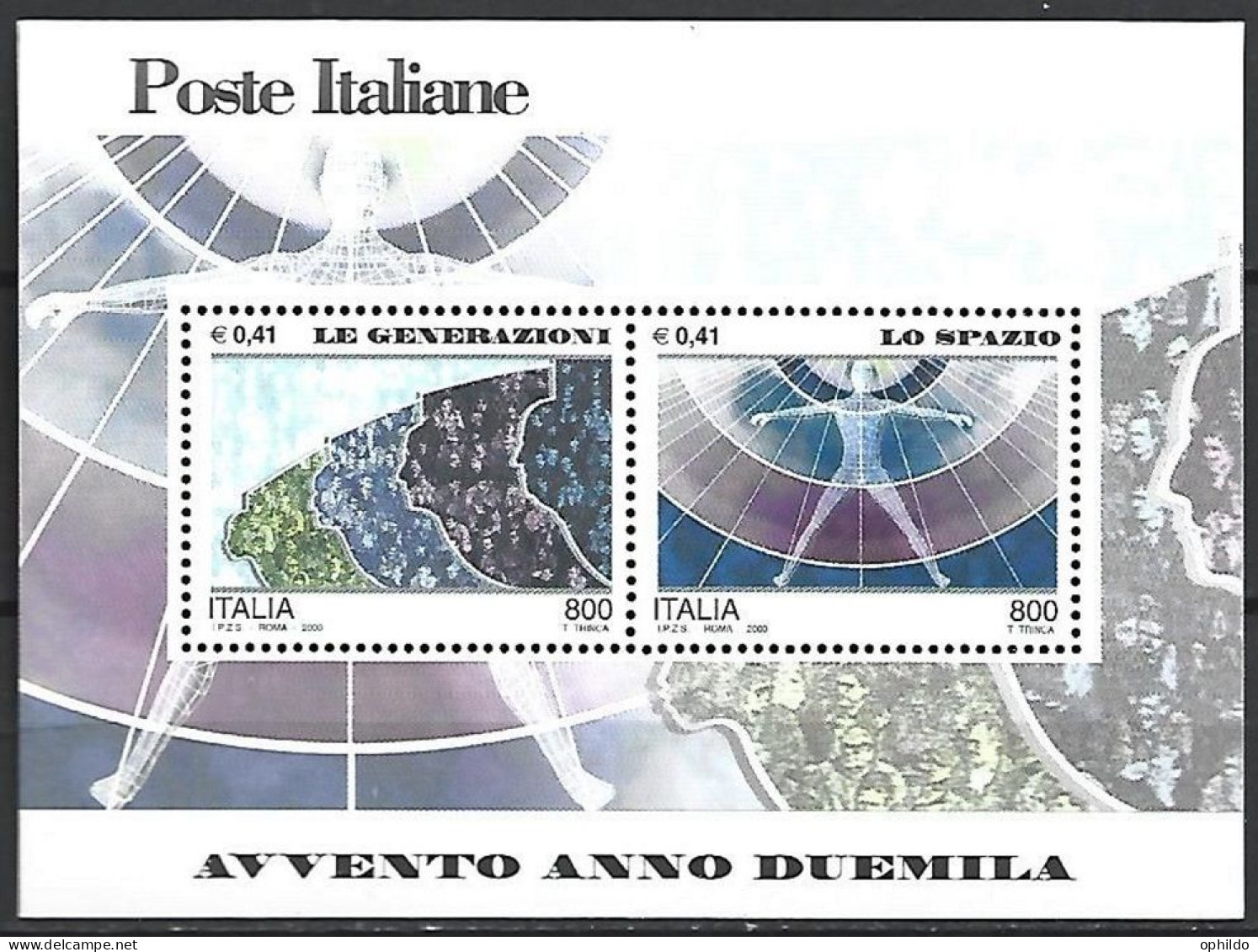 Italie  Yvert  BF 22/23 Et 25/28  * * TB  Six Scans   - Hojas Bloque