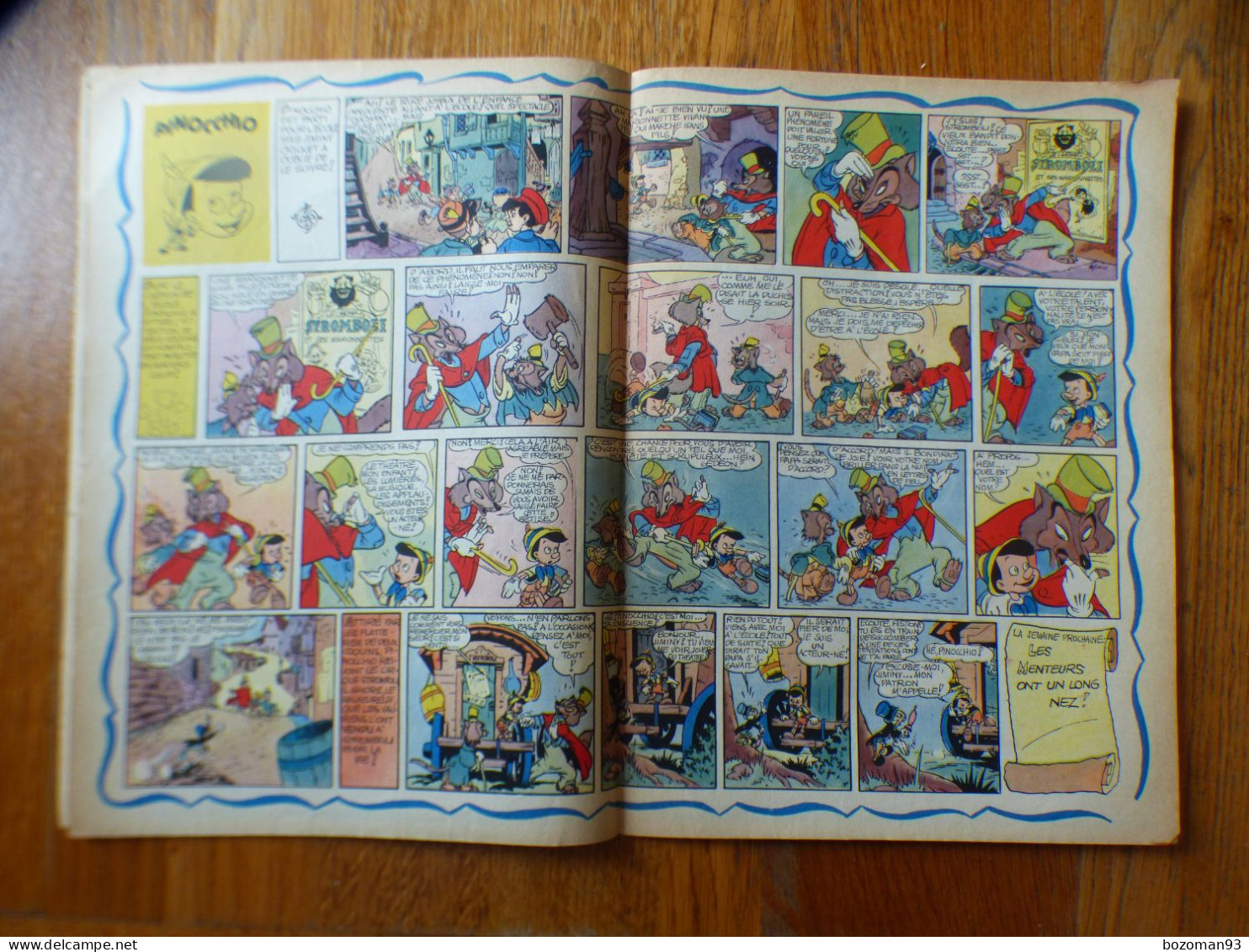 JOURNAL MICKEY BELGE N° 96 Du 08/08/1952  Avec PINOCCHIO   COVER MICKEY - Journal De Mickey