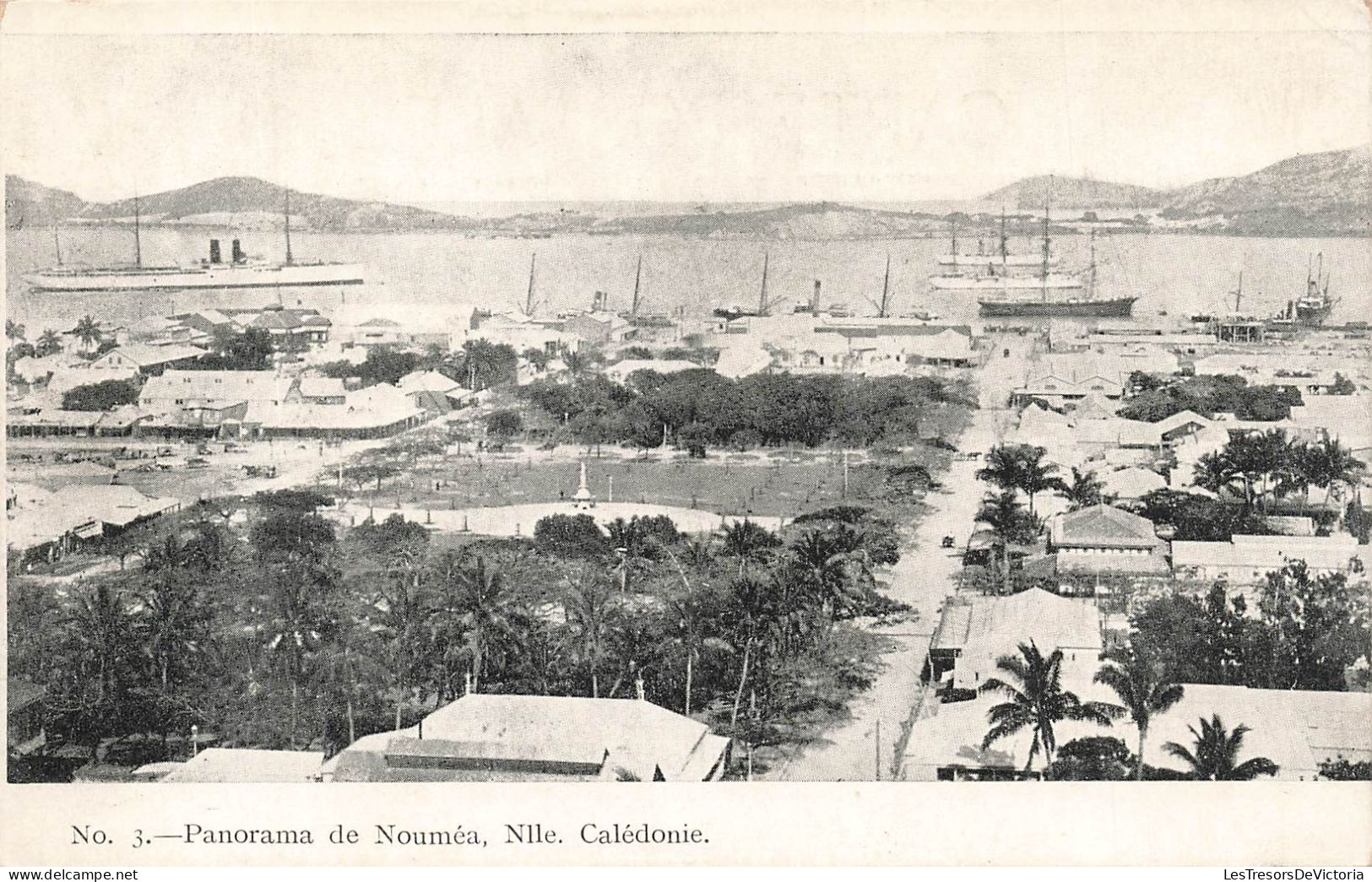 FRANCE - La Nouvelle Calédonie - Panorama De Nouméa - Port Et Paquebots - Carte Postale Ancienne - Nouvelle Calédonie