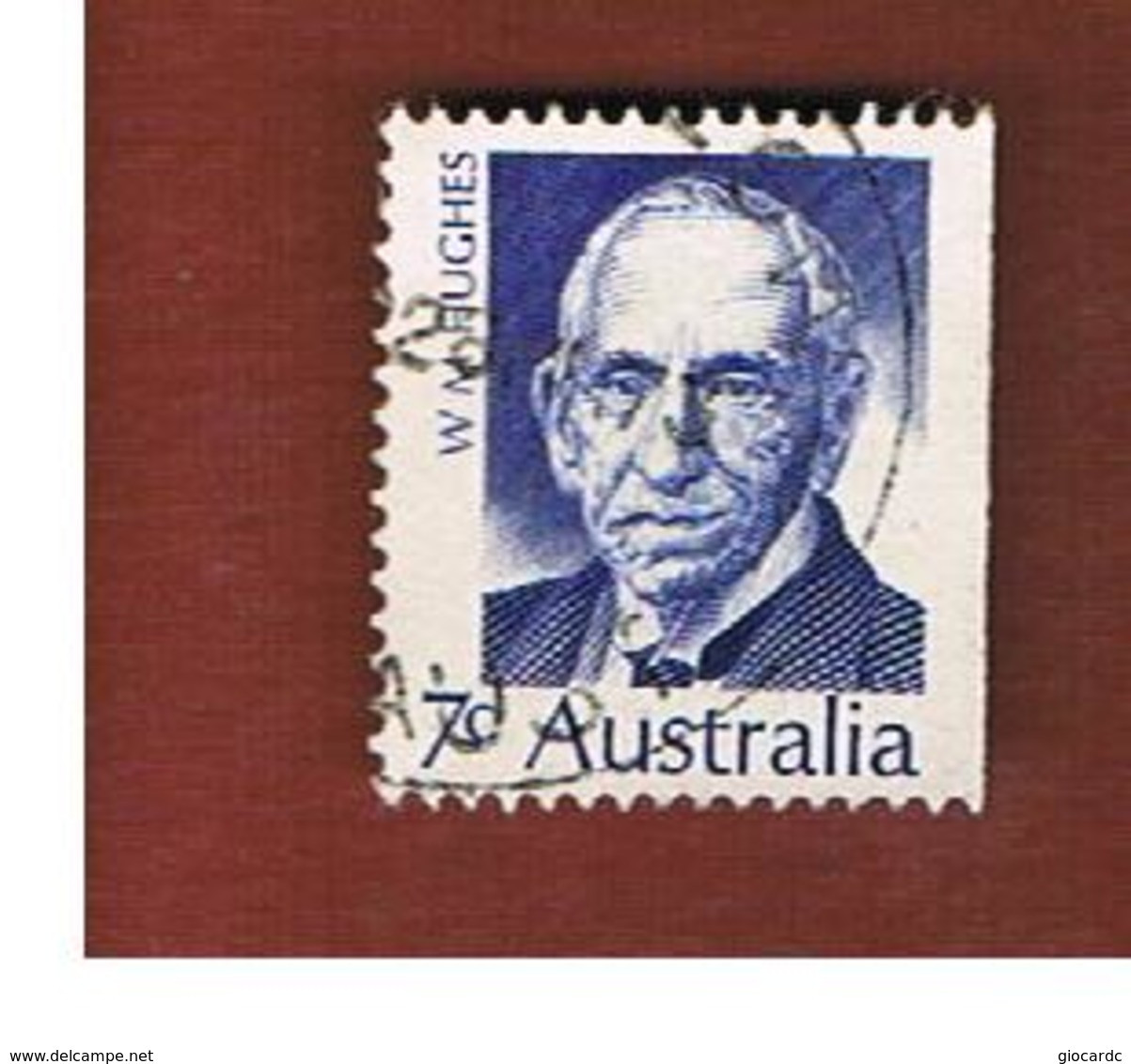 AUSTRALIA  - SG 506 -  1972  FAMOUS AUSTRALIANS: W. M. HUGHES  -    USED - Oblitérés
