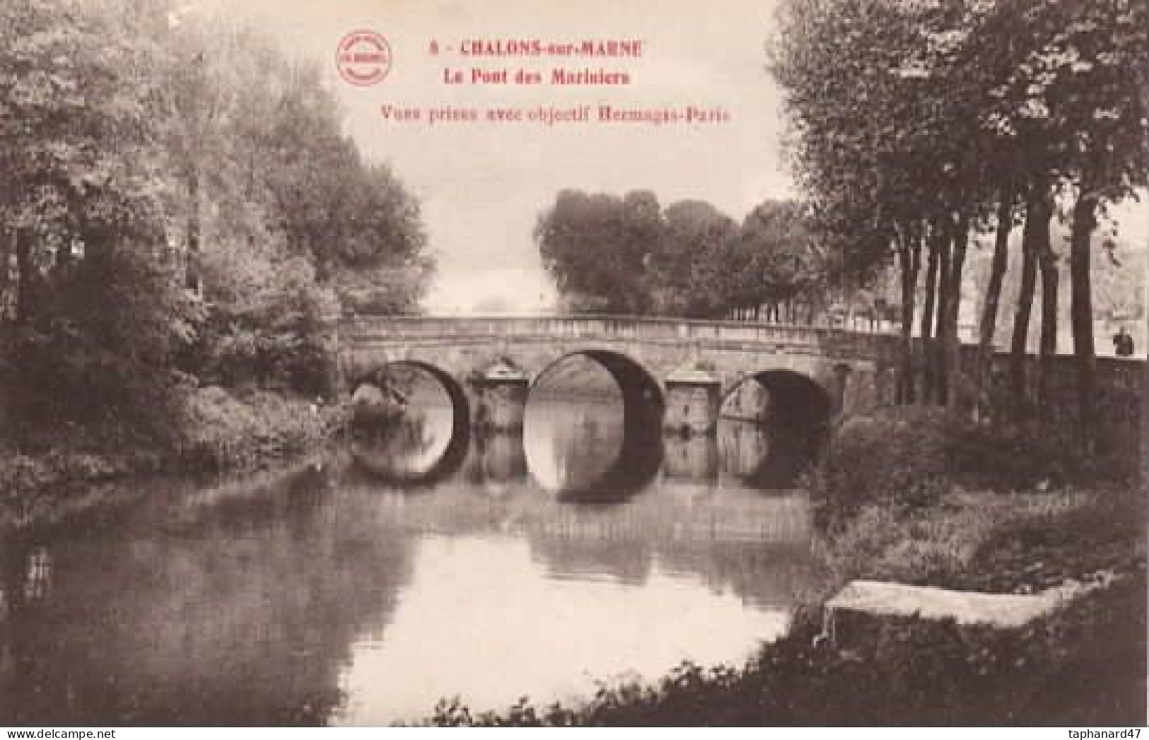 . 51 . CHÂLONS-sur-MARNE . Le Pont Des Mariniers .......................... - Châlons-sur-Marne