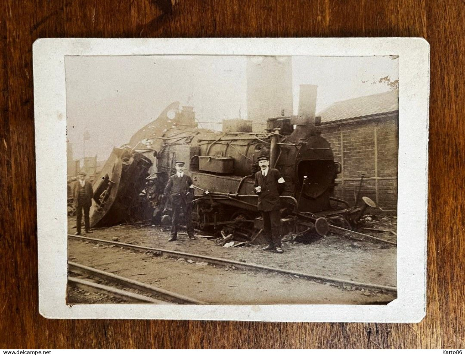 Catastrophe Ferroviaire 6 Juin 1918 , Accident Train Locomotive Machine * VOIR DOS ! Loiret ? Prouzel Somme ? Chemin Fer - Andere & Zonder Classificatie