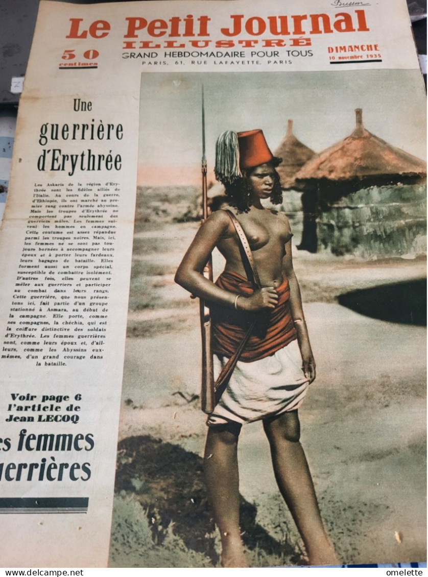 P J 35/ ERYTHREE FEMME GUERRIERE/11 NOVEMBRE 18 /BAGNE FORCATS CORIEM / - 1900 - 1949