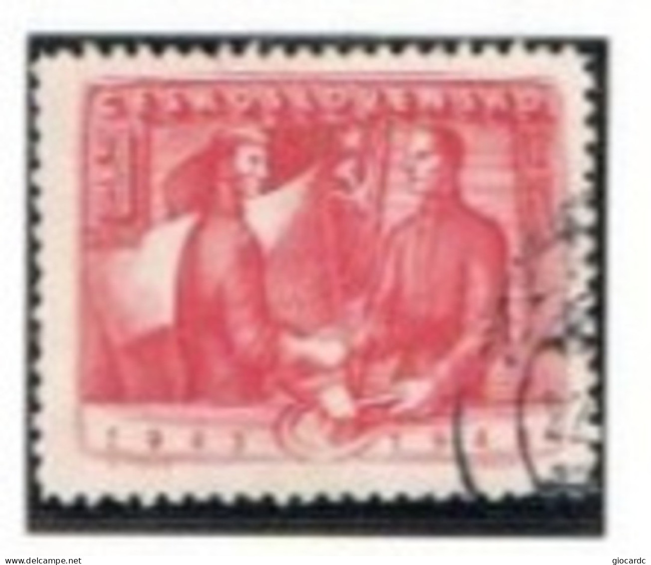 CECOSLOVACCHIA (CZECHOSLOVAKIA) - SG 531 - 1948 RUSSIAN ALLIANCE ANNIVERSARY - USED - Oblitérés