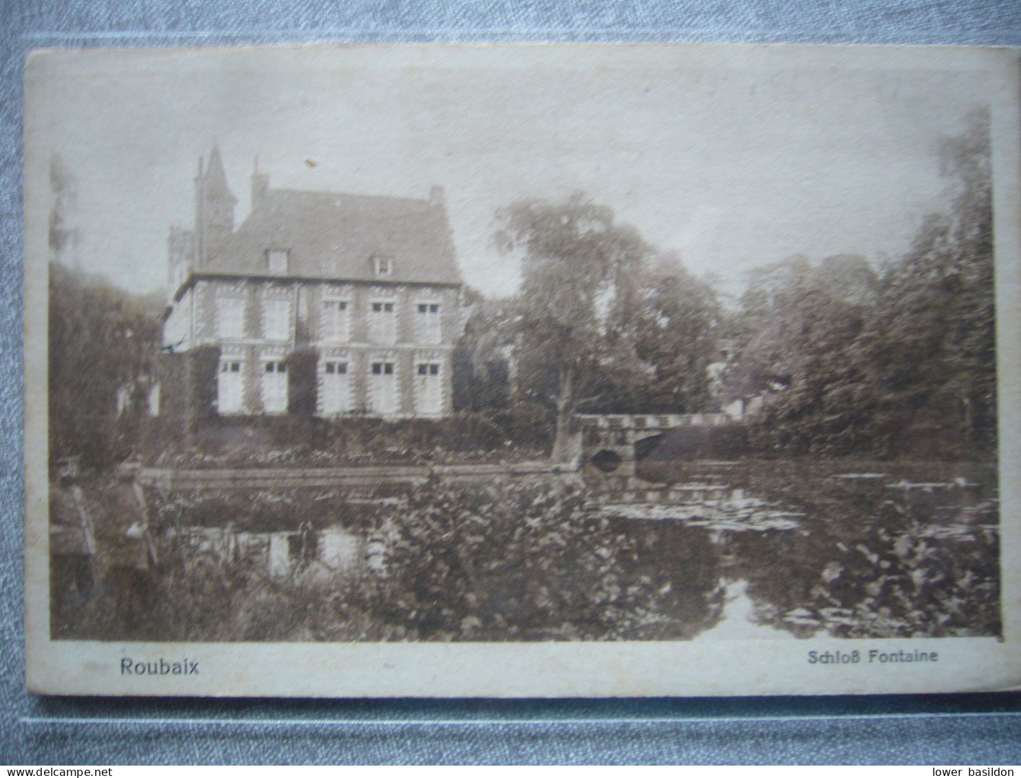 CROIX  Château Lafontaine  2 Cpa  (cp écrites Par Un Artilleur Allemand-alsacien Pour Melle Krembser, à Sélestat) - Roubaix